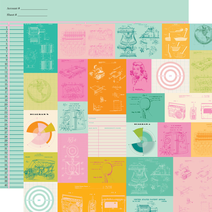 Simple Stories - Collectors Essential Kit "Color Me Happy" 12 Bogen Designpapier