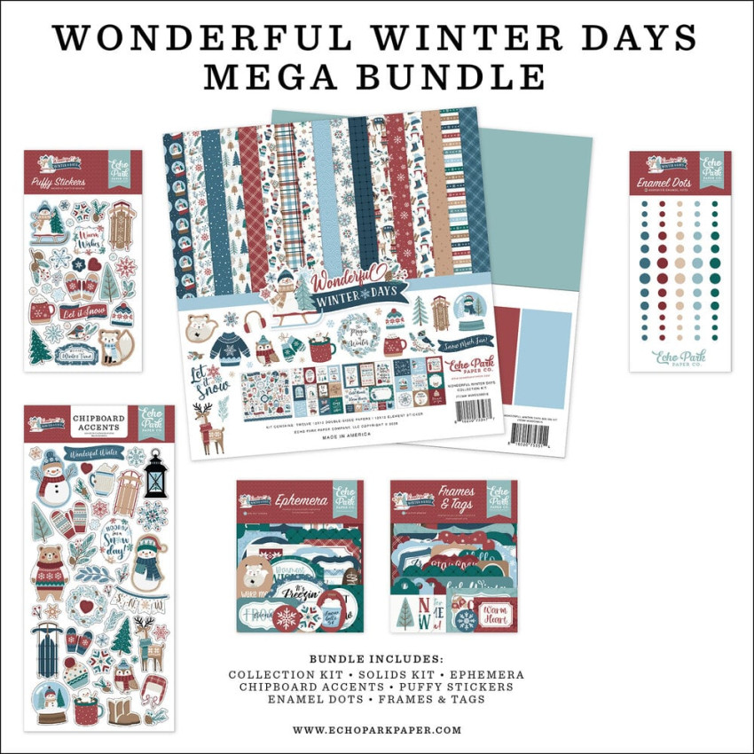 Echo Park - Komplettpaket "Wonderful Winter Days" Mega Bundle