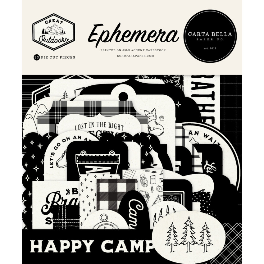 Carta Bella - Stanzteile "Great Outdoors" Ephemera