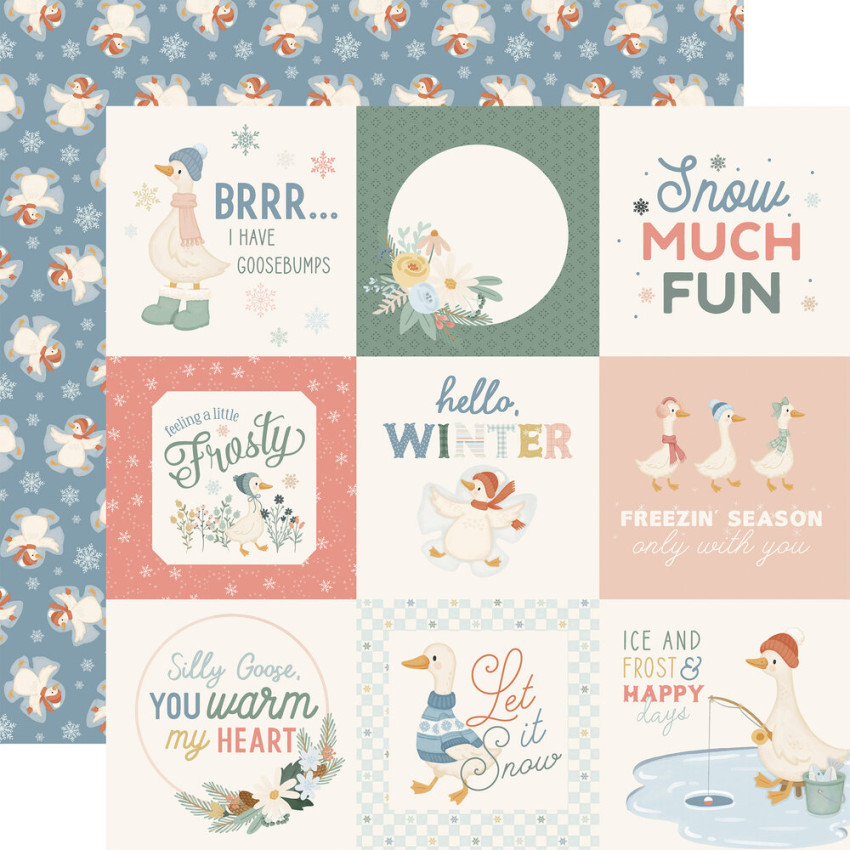 Carta Bella - Designpapier "Silly Goose Winter" Collection Kit 12x12 Inch - 12 Bogen