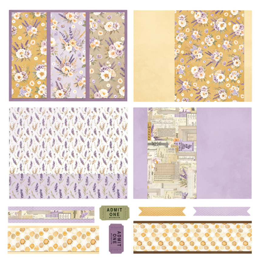 Simple Stories - Simple Cards Kit "Simple Vintage Lavender Fields"