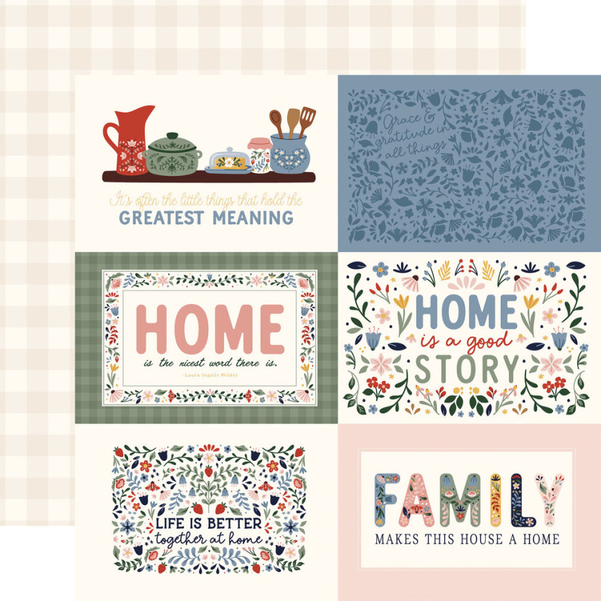 Echo Park - Designpapier "Welcome Home" Collection Kit 12x12 Inch - 12 Bogen
