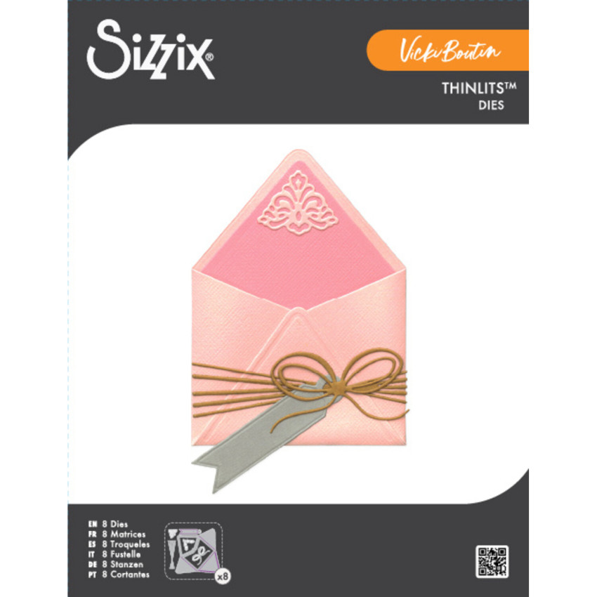 Sizzix - Stanzschablone "First Class Mail" Thinlits Craft Dies by Vicki Boutin