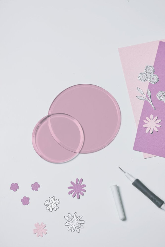 Sizzix - "Circular Cutting Pads "Lilac" – 2 Stück"