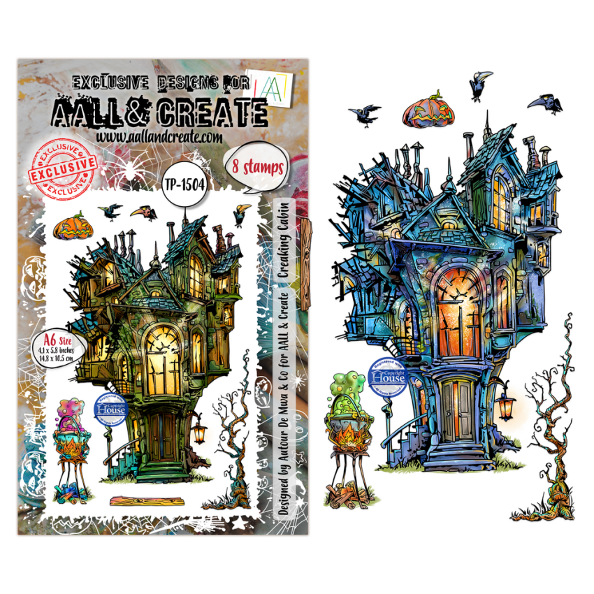AALL and Create - Stempelset A6 "Creaking Cabin" Clear Stamps
