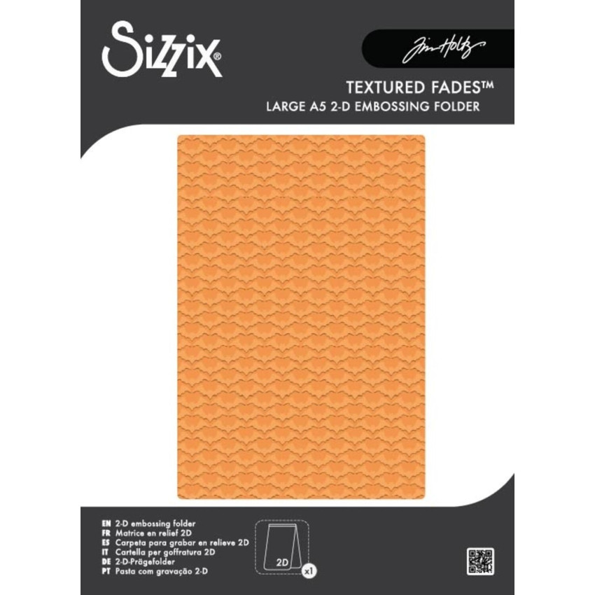 Sizzix - 2D Prägefolder "Large Vault Batground" Embossing Folder Design by Tim Holtz