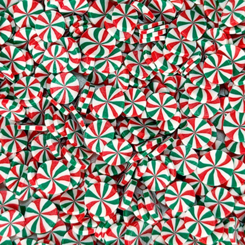 Lawn Fawn - Clay Streuteile „Christmas Mints“ Tiny Treasures