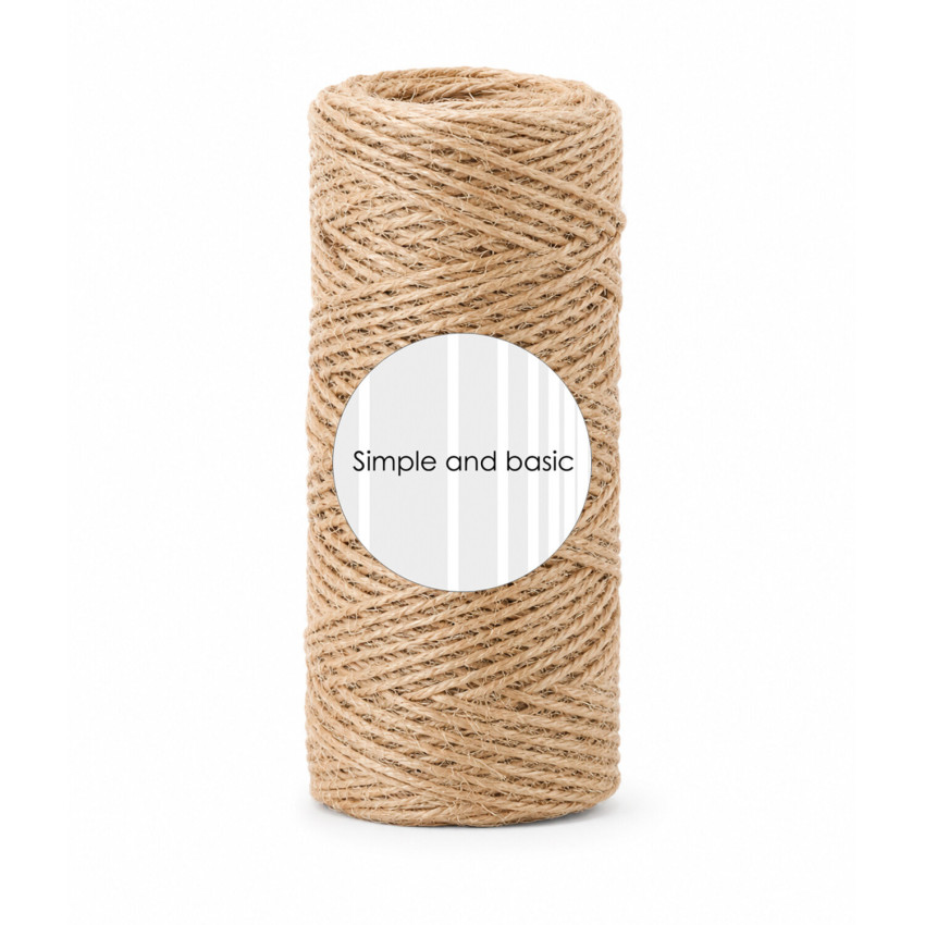 Simple and Basic - Hemp Cord 1 mm x 50 m