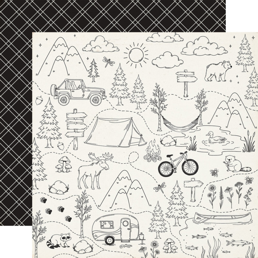 Carta Bella - Designpapier "Great Outdoors" Collection Kit 12x12 Inch - 12 Bogen