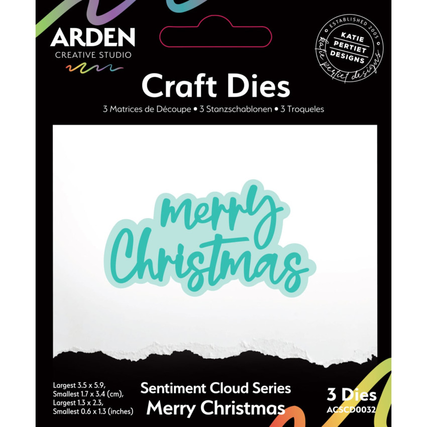 Arden Creative Studio - Stanzschablone "Merry Christmas" Dies