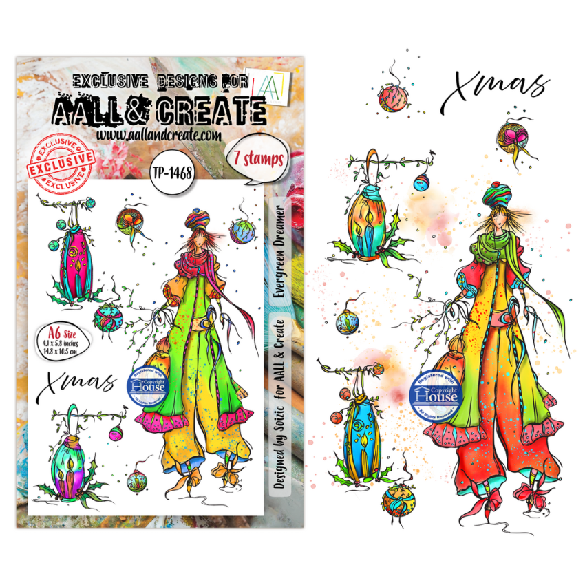 AALL and Create - Stempelset A6 "Evergreen Dreamer" Clear Stamps