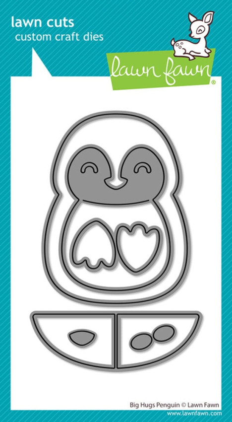 Lawn Fawn - Stanzschablone "Big Hugs Penguin" Lawn Cuts Dies