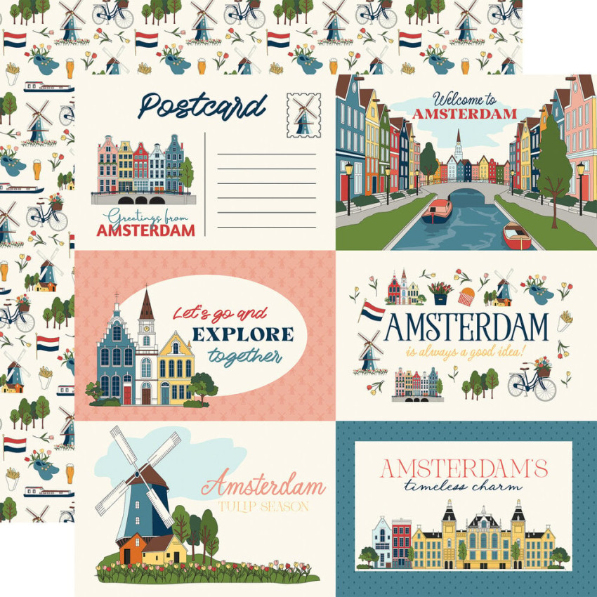 Carta Bella - Designpapier "Amsterdam" Collection Kit 12x12 Inch - 12 Bogen