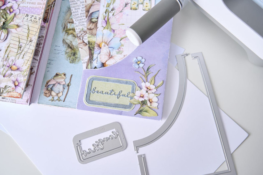 Sizzix - Stanzschablone "Snap and Swap Postage Label" Thinlits Craft Dies by 49 and Market