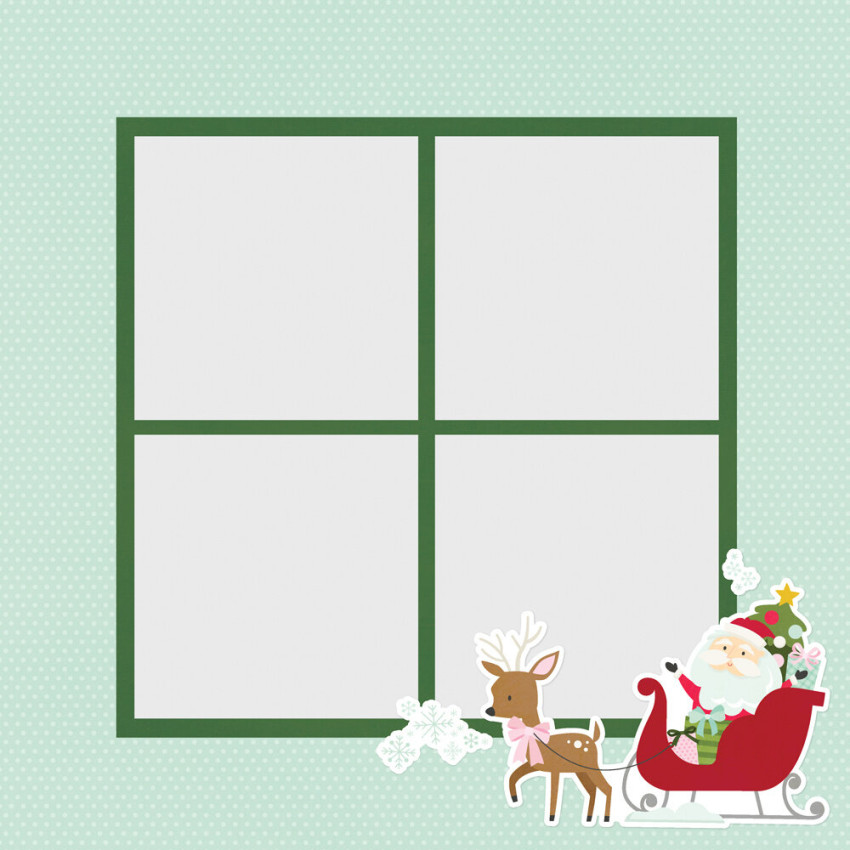 Simple Stories - Stanzteile "Kringle & Co." Simple Pages Pieces