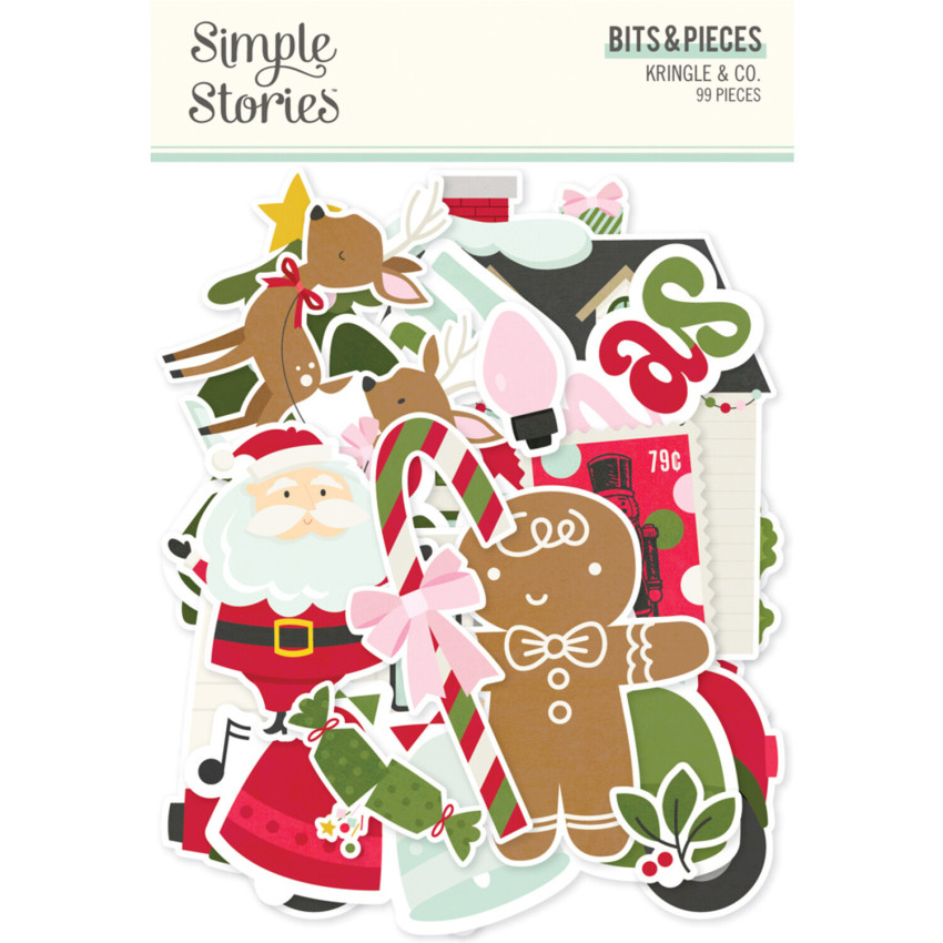 Simple Stories - Stanzteile "Kringle & Co." Bits & Pieces