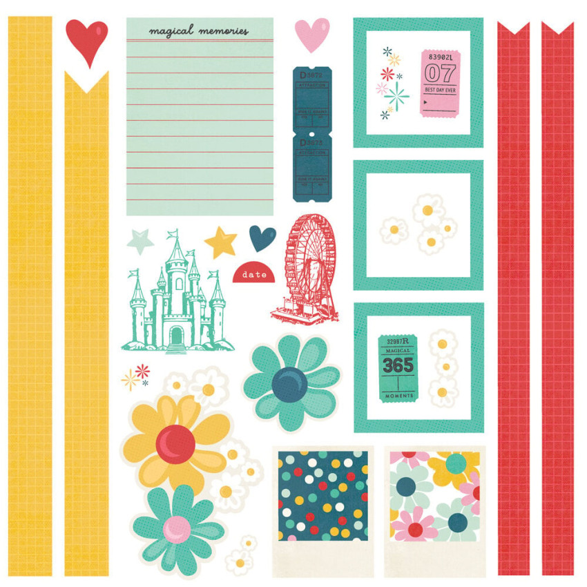 Simple Stories - Simple Pages Kit "Say Cheese Happiest Place"