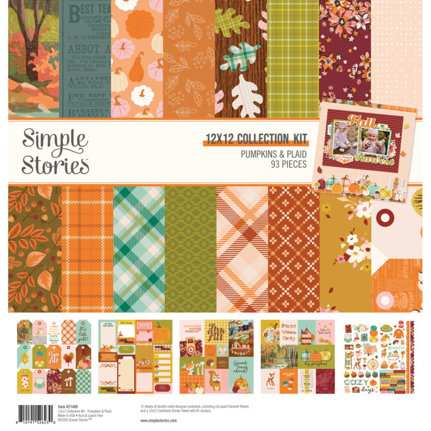 Simple Stories - Collections Kit "Pumpkins & Plaid"