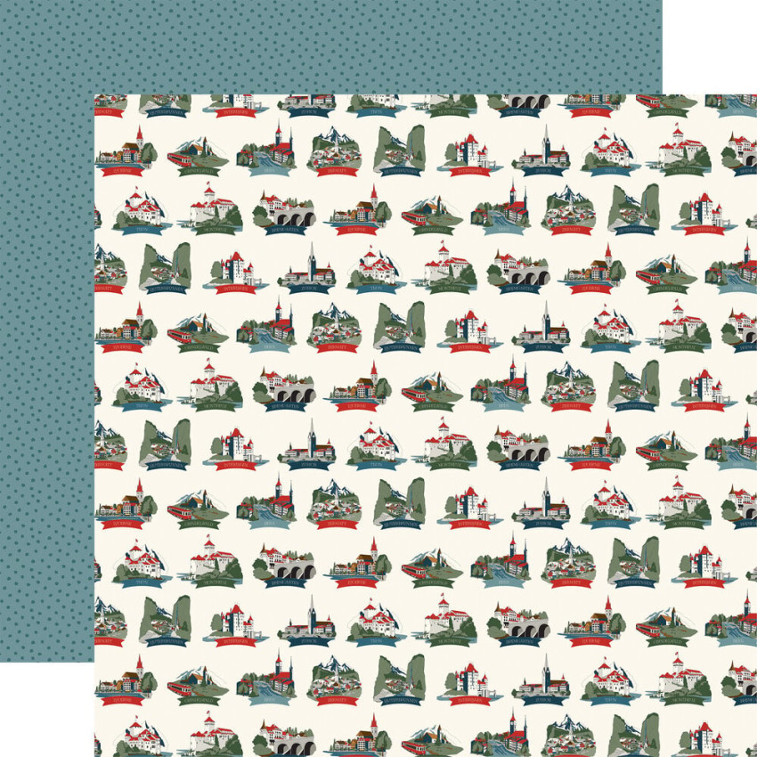 Carta Bella - Designpapier "Switzerland" Collection Kit 12x12 Inch - 12 Bogen