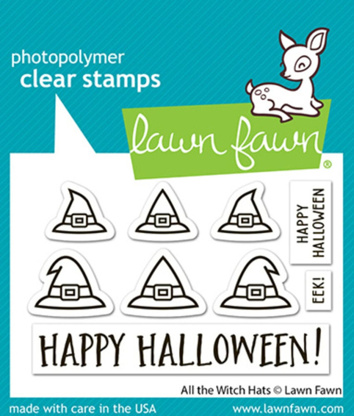 Lawn Fawn - Stempelset "All the Witch Hats" Clear Stamp