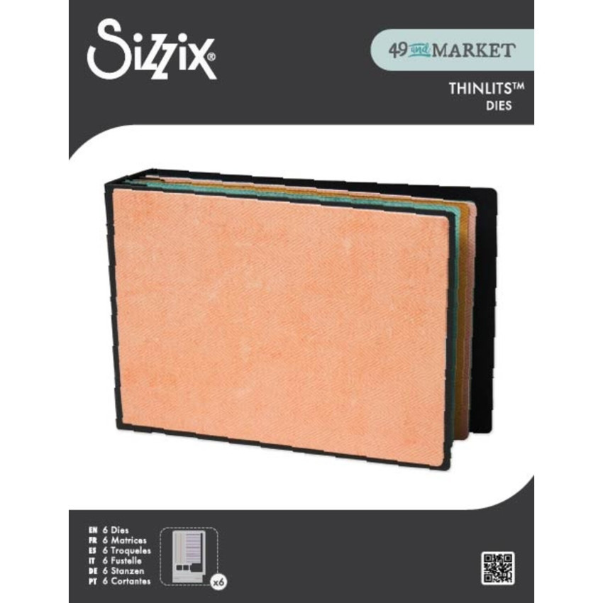 Sizzix - Stanzschablone "Build an Album" Thinlits Craft Dies by 49 & Market