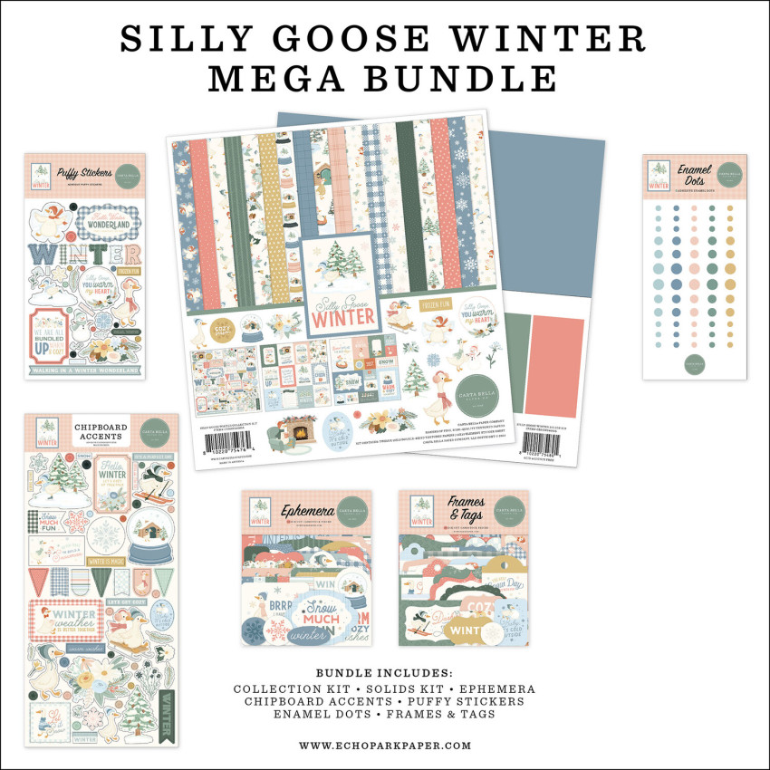 Carta Bella - Mega Bundle "Silly Goose Winter" Komplettpaket
