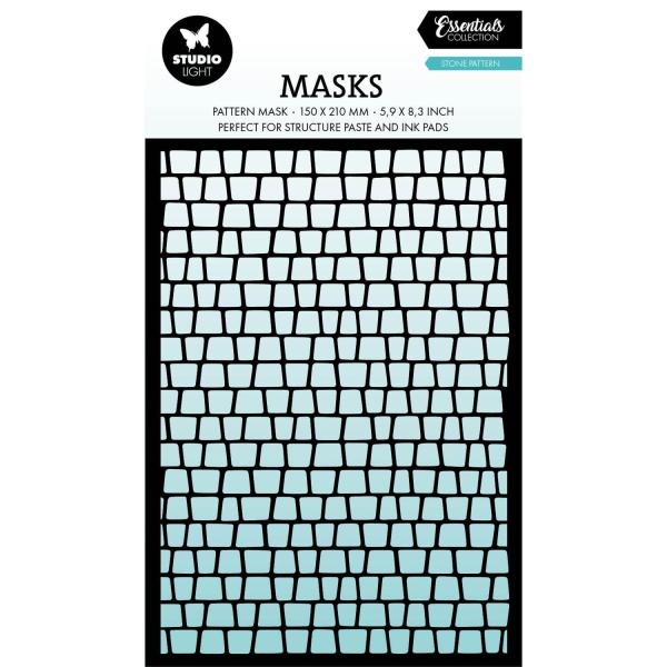 Studio Light - Schablone "Stone Background" Essentials Mask Stencil