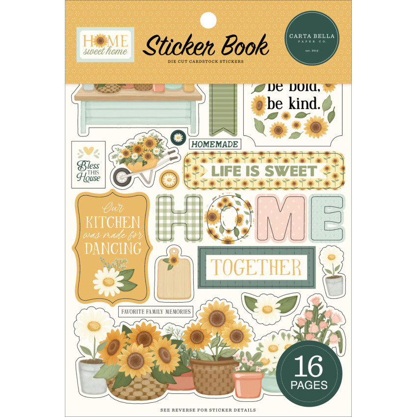Carta Bella - Aufkleber "Home Sweet Home" Sticker Book