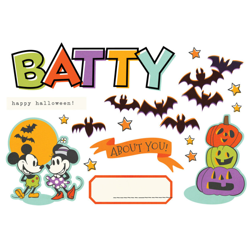 Simple Stories - Stanzteile "Say Cheese Classic Mouse Halloween" Simple Pages Pieces