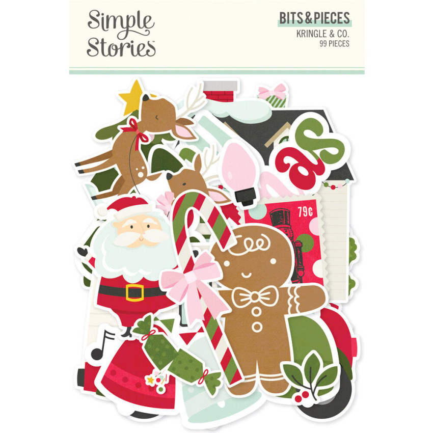Simple Stories - Stanzteile "Kringle & Co." Bits & Pieces
