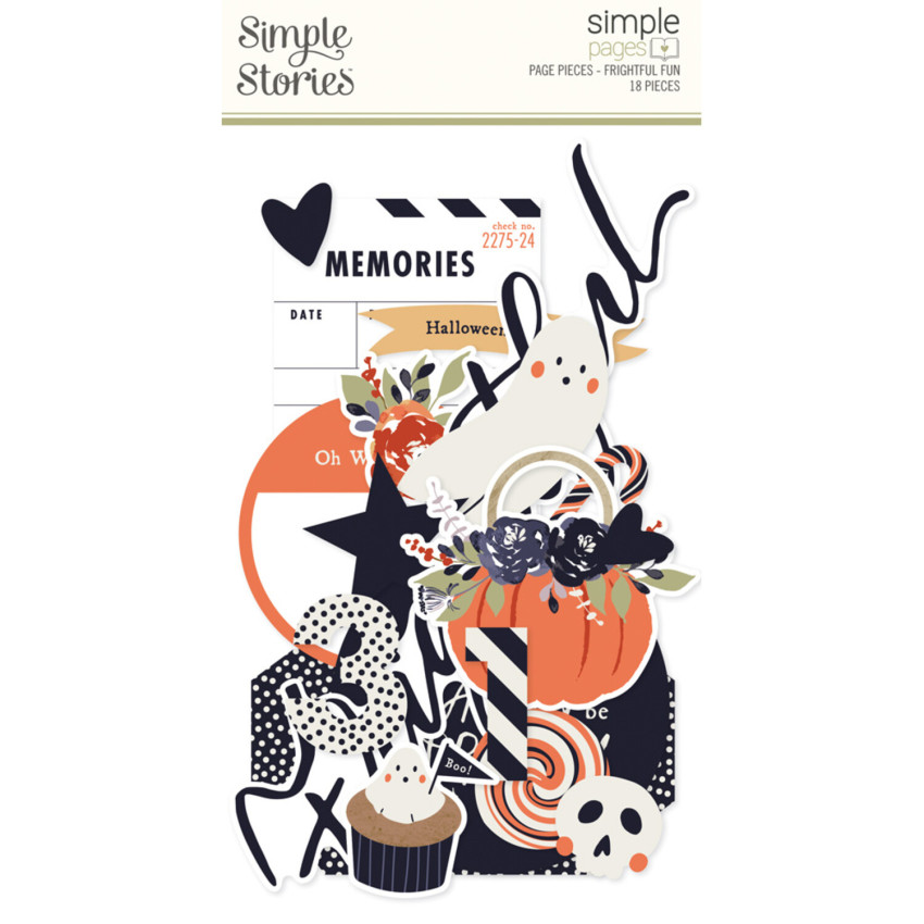 Simple Stories - Stanzteile "Frightful Fun" Simple Pages Pieces