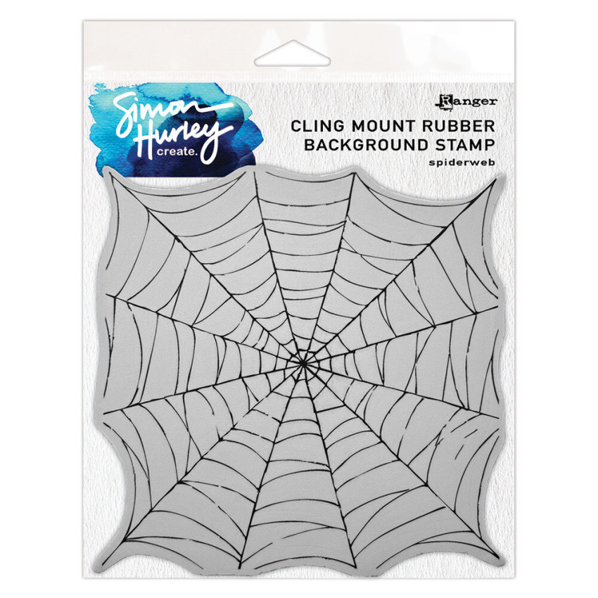 Ranger - Gummistempel by Simon Hurley Create "Spiderwebs" Rubber Stamp