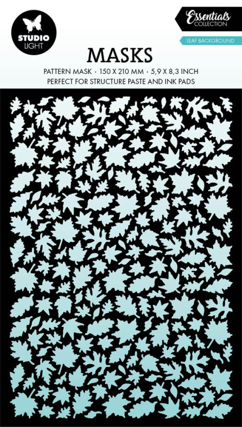 Studio Light - Schablone "Leaves Background" Essentials Mask Stencil