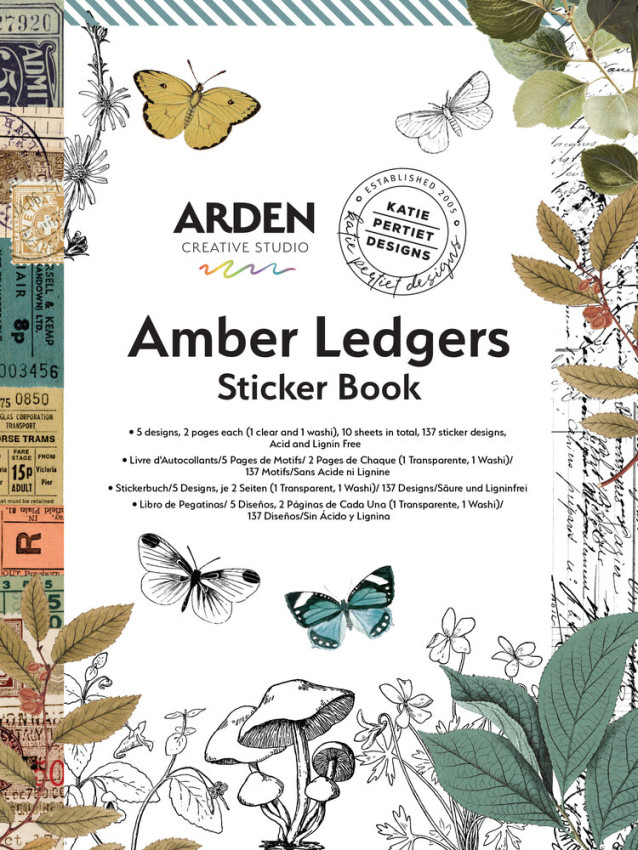 Arden Creative Studio - Sticker Book "Amber Ledgers" by Katie Pertiet
