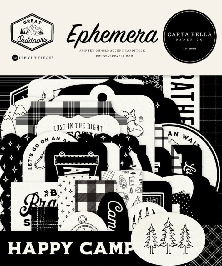 Carta Bella - Stanzteile "Great Outdoors" Ephemera