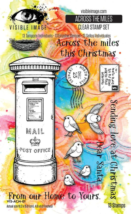 Visible Image - Stempelset 4x6 Inch "Across The Miles" Clear Stamps by Mark Alexander
