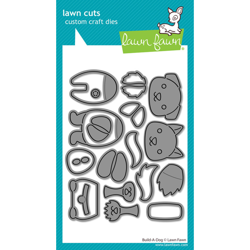 Lawn Fawn - Stanzschablone "Build-A-Dog" Lawn Cuts Dies