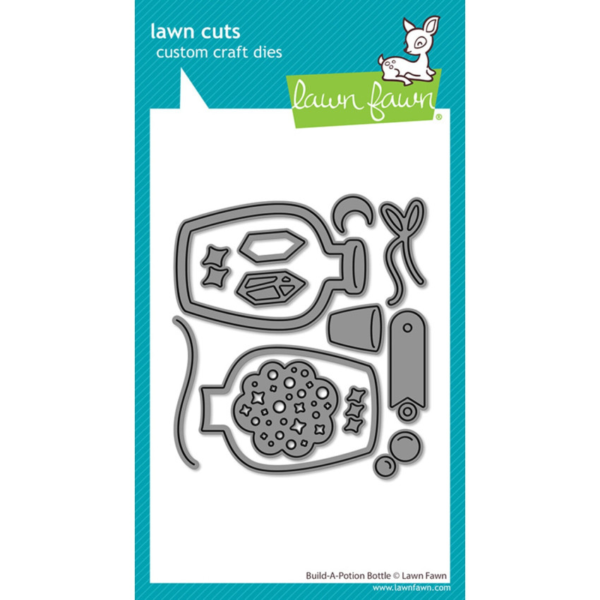 Lawn Fawn - Stanzschablone "Build-A-Potion Bottle" Lawn Cuts Dies