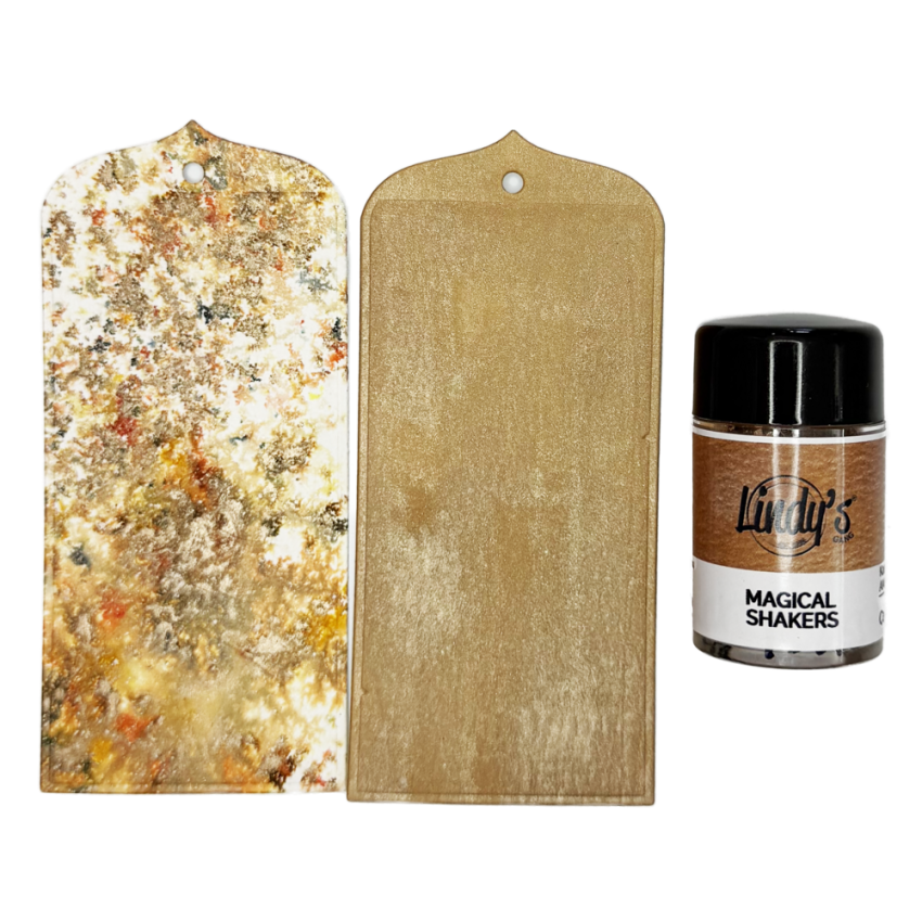 Lindys Stamp Gang - Pigmentpulver "Amber Ledgers" Magical Shaker 2.0 Set - 5x10g - by Katie Pertiet
