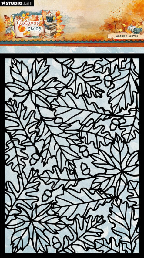 Studio Light - Schablone "Autumn Leaves" Autumn Story Mask Stencil