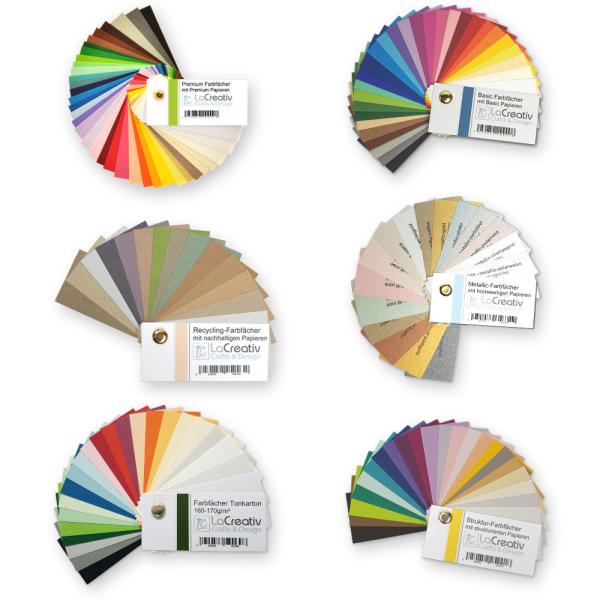 Sonderfarffächer 4 Farben Muster