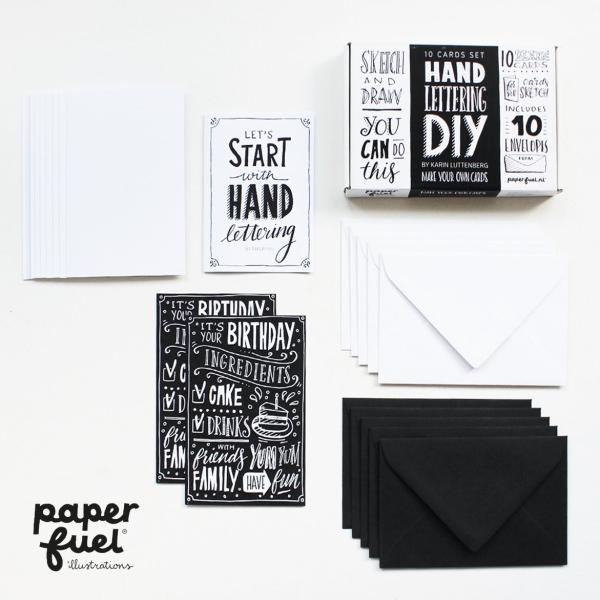DIY Handlettering Box - Gestalte eigene Karten