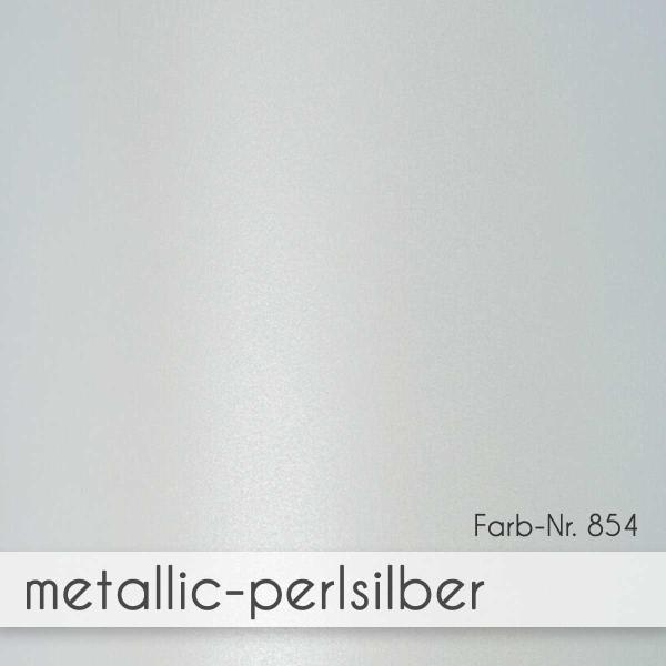 Altarfalz-Karte quadratisch (14,8x14,8cm) 300g/m² in metallic perlsilber