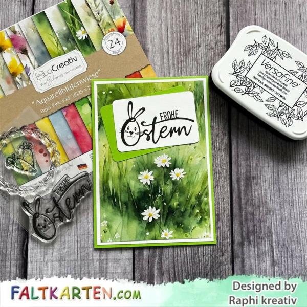 Kulricke Stempelset "Ostergruß" A7 Clear Stamp