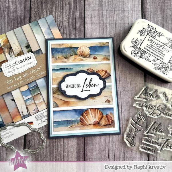 LaCreativ - Designpapier "Ein Tag am Meer" Paper Pack 6x6" - 24 Bogen