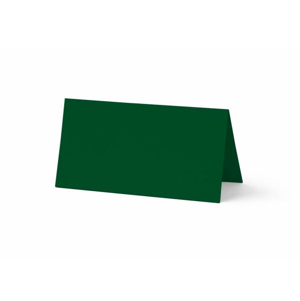 Tischkarte - Platzkarte 9 x 5 cm 240g/m² in dunkelgrün