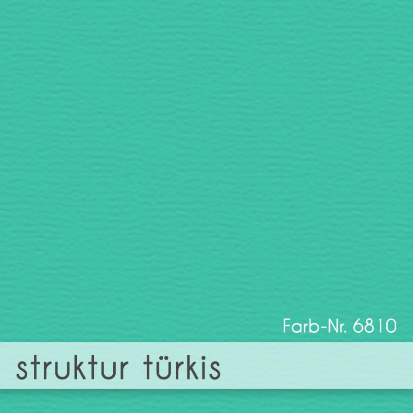 Karte - Einlegekarte DIN Lang 210g/m² in struktur türkis