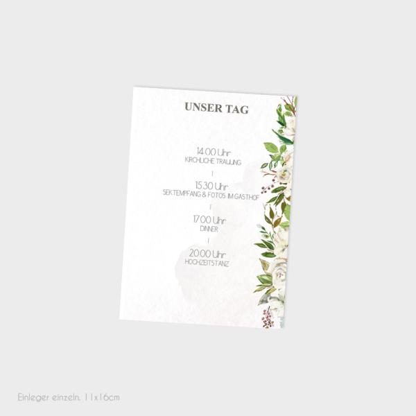 Pocketfold Einladung "Antique White" B6