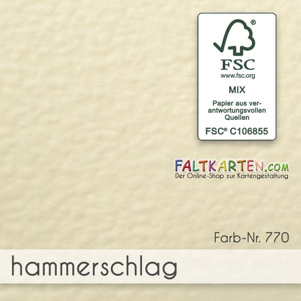 Cardstock 12"x12"  240g/m² (30,5 x 30,5cm) in hammerschlag
