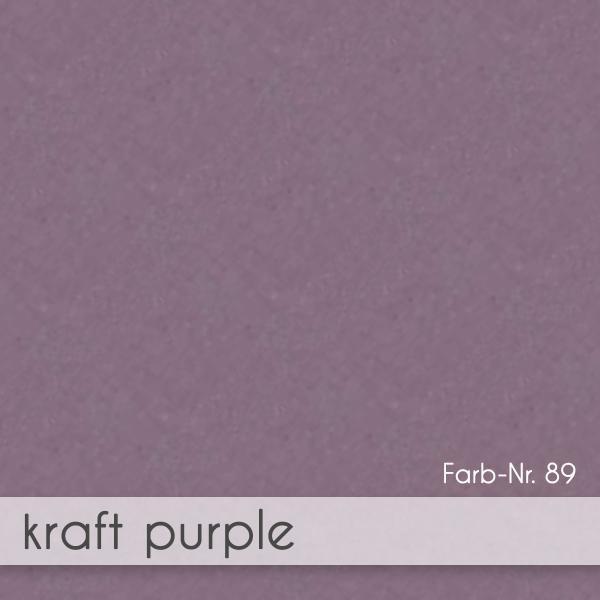Trippelkarte - Leporello 220g/m² DIN A6 3-Fach in kraft purple